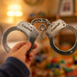 Creathu ClassicCuff Shiny Police Costume Bracelets