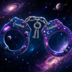 Creathu BrightOrange High-Vis Costume Bracelets
