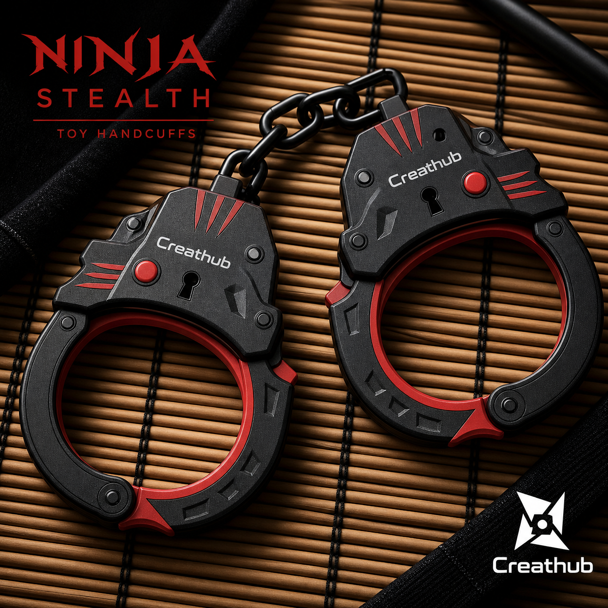 New 2026 Design: creathub.click Cosplay Handcuffs Raise the Standard for All Props
